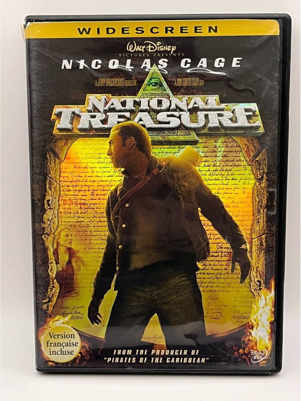 National Treasure DVD Widescreen Nicolas Cage 2000s Action & Jon Turteltaub